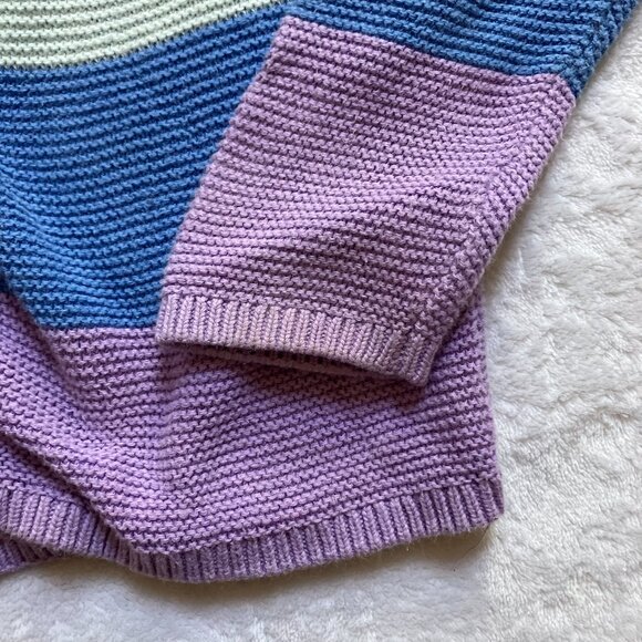 FREE w/ Purchase Joe Fresh 3T Cardigan Multicolor Striped Kids Sweater - Picture 7 of 16